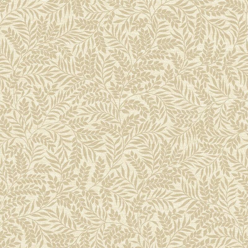 Mini Leaf Trail Non-pasted Wallpaper – 396 in x 20.8 in - Beige