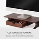preview thumbnail 20 of 35, Jani Wood Monitor Stand Riser Desk - Ergonomic Design Stand, Desktop Organizer Table for Home, Office Workspace, Gaming Desk
