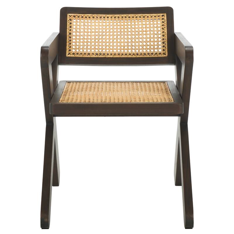 SAFAVIEH COUTURE Tyrrell Rattan Dining Chair - 21"W x 24"D x 31"H