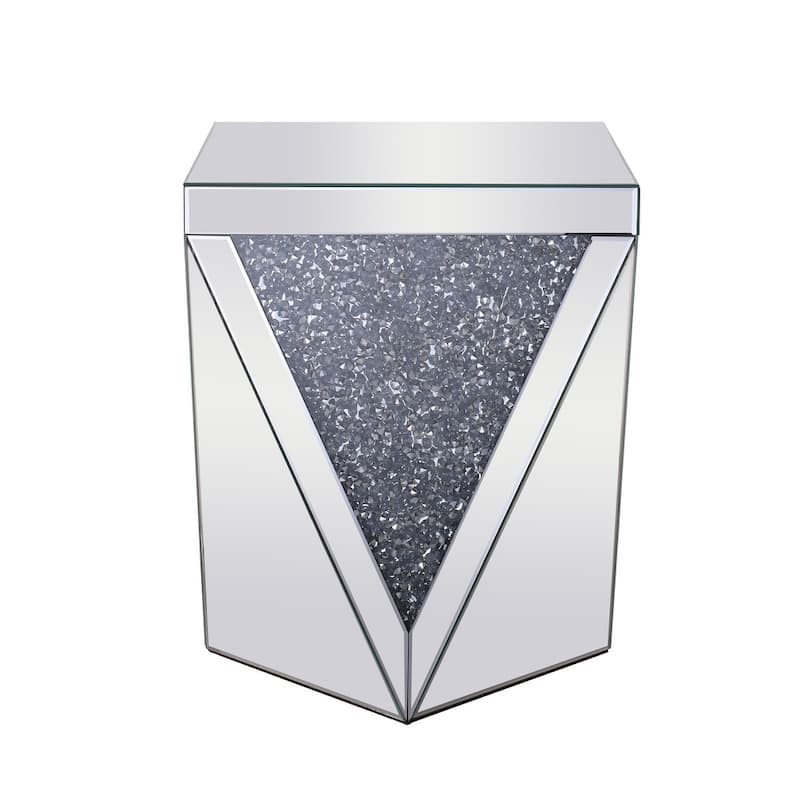 Modern Crystal End Table