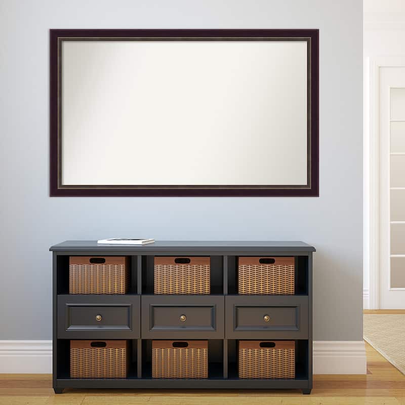 Oversized Wall Mirror Choose Your Custom Size - Signore Bronze Frame