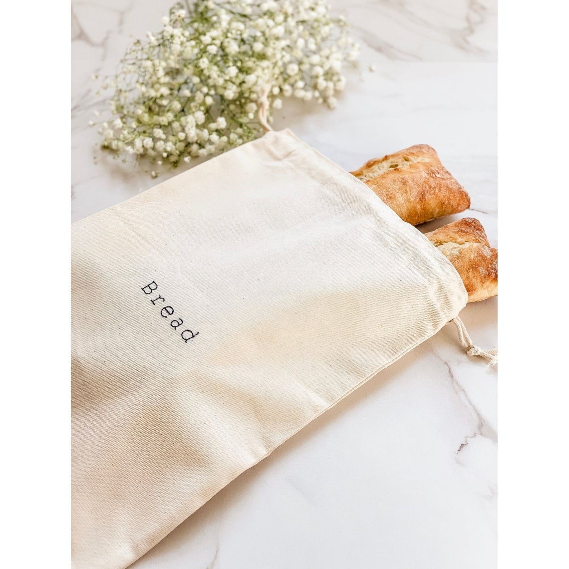 Cotton bread deals bag