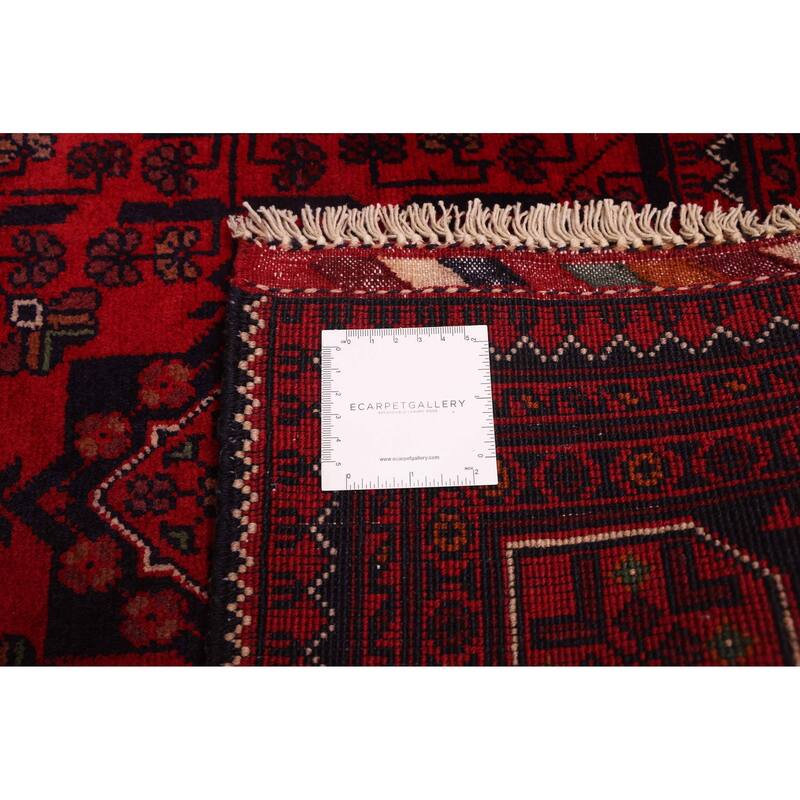 ECARPETGALLERY Hand-knotted Finest Khal Mohammadi Red Wool Rug - 5'7 x 7'8
