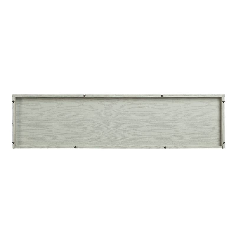 Myrtle 60 In. Fireplace Sliding Doors Media Console