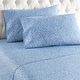 preview thumbnail 34 of 44, Shavel Micro Flannel® Bed Sheet Set Cal King - Traditions Bluebell