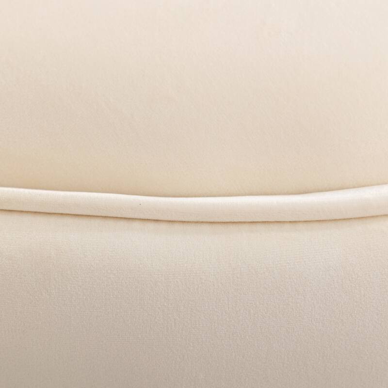 360 Degree Swivel Accent Chair Velvet Modern Upholstered Barrel Chair Over-Sized Soft Chair