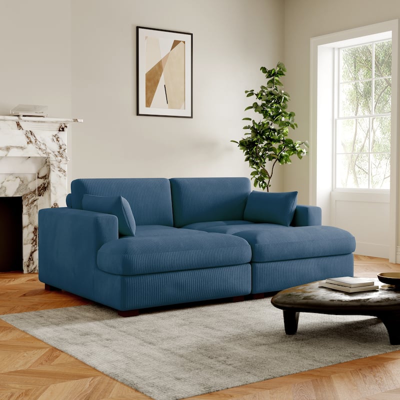 Left and Right Sectional Sofa Set Chaise Lounge Sofa Chair