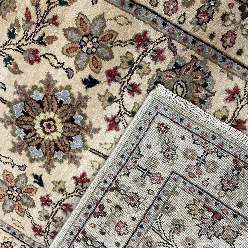 HERAT ORIENTAL Hand-knotted 2'7 x 9'7 Indo Tabriz Wool Runner - 2'7" x 9'7"