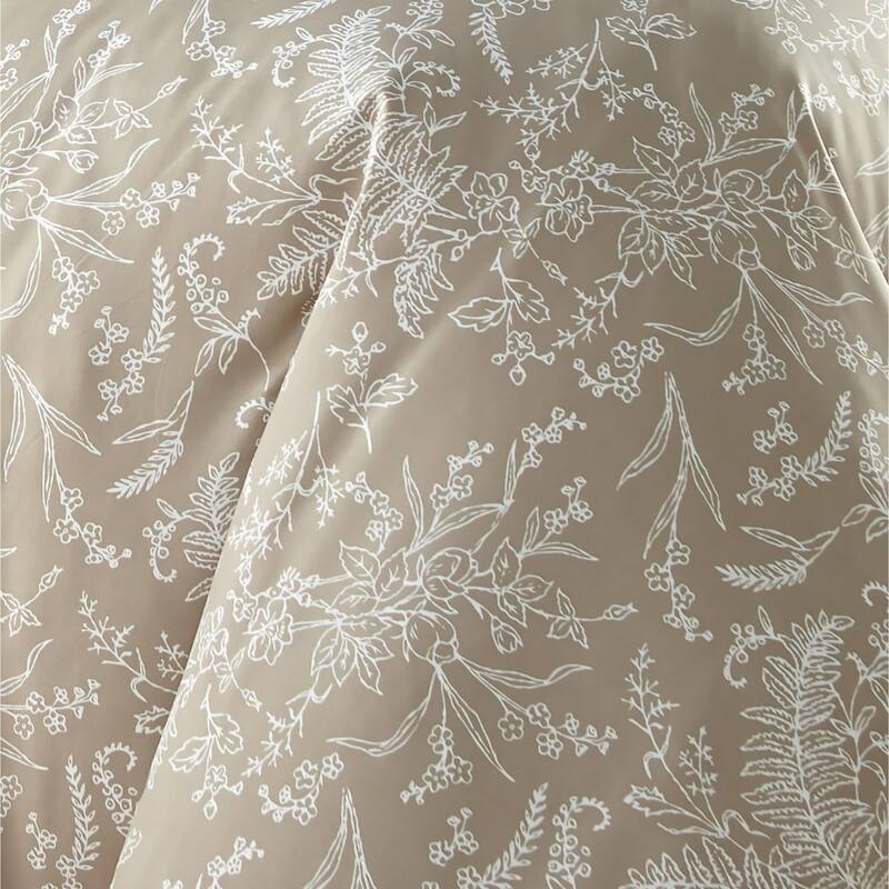 Winter Brush Botanical Duvet Cover and Sham Set