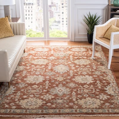 SAFAVIEH Hand-Knotted Samarkand Hyrmete Wool Rug