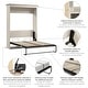 preview thumbnail 9 of 21, Versatile 64W Full Murphy Bed by Bestar