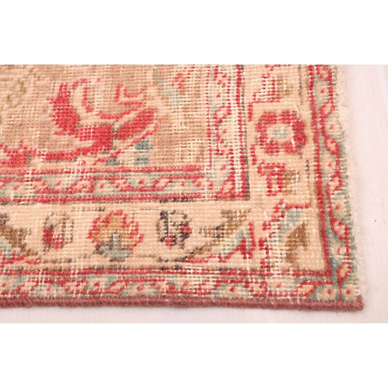 ECARPETGALLERY Hand-knotted Antalya Vintage Red Wool Rug - 9'6 x 12'9