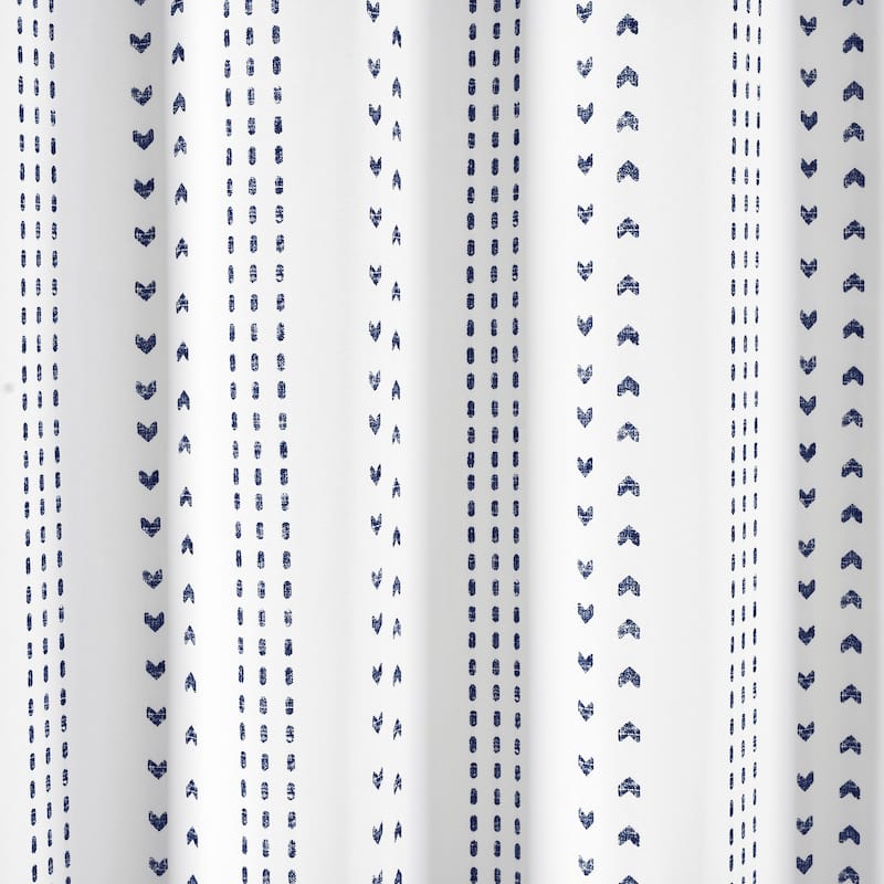 Lush Decor Hygge Stripe Shower Curtain