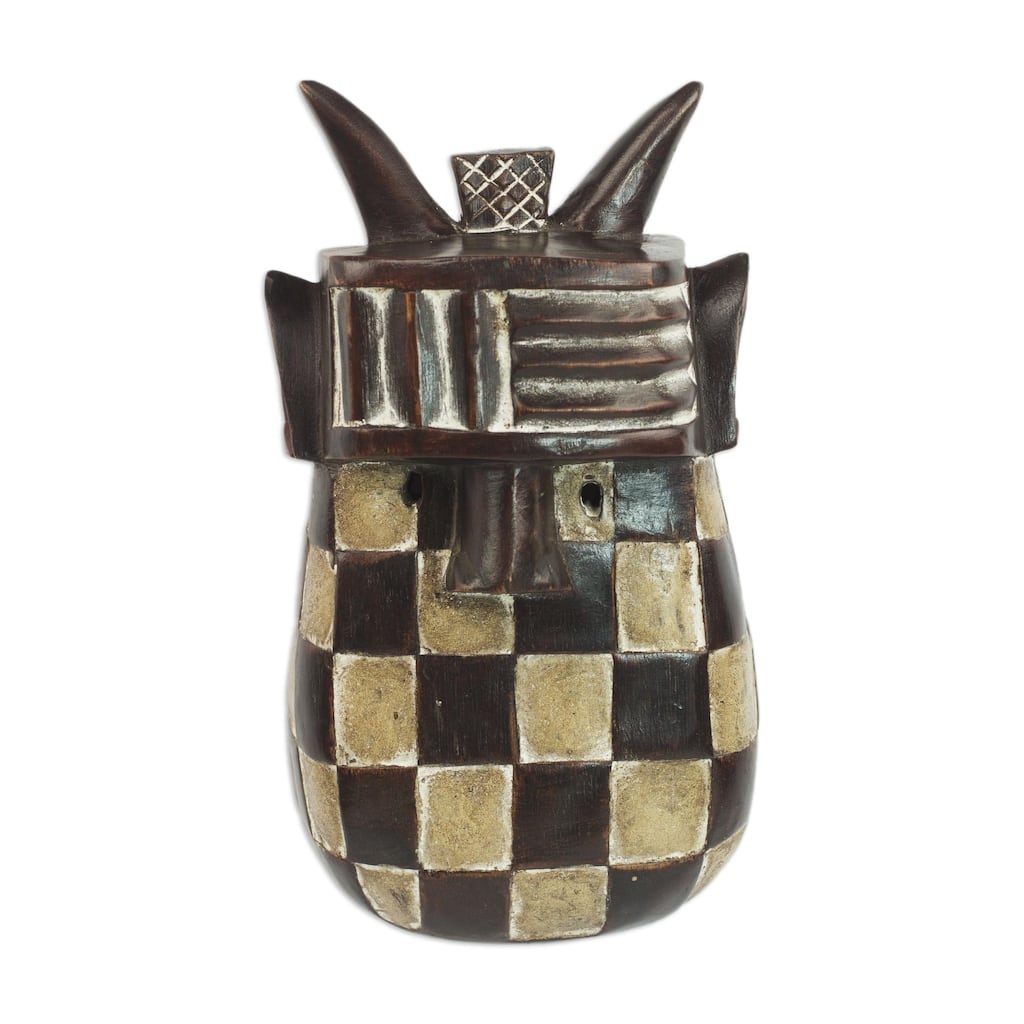 Novica Handmade Toma Landai African Wood Mask
