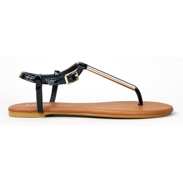 bamboo flat sandals