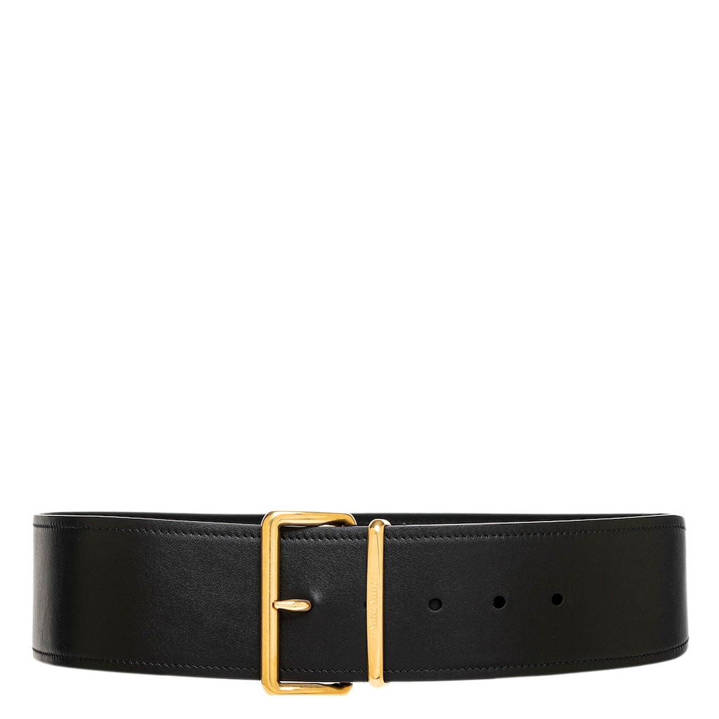 Miu Miu Leather Belt 2.25" Wide