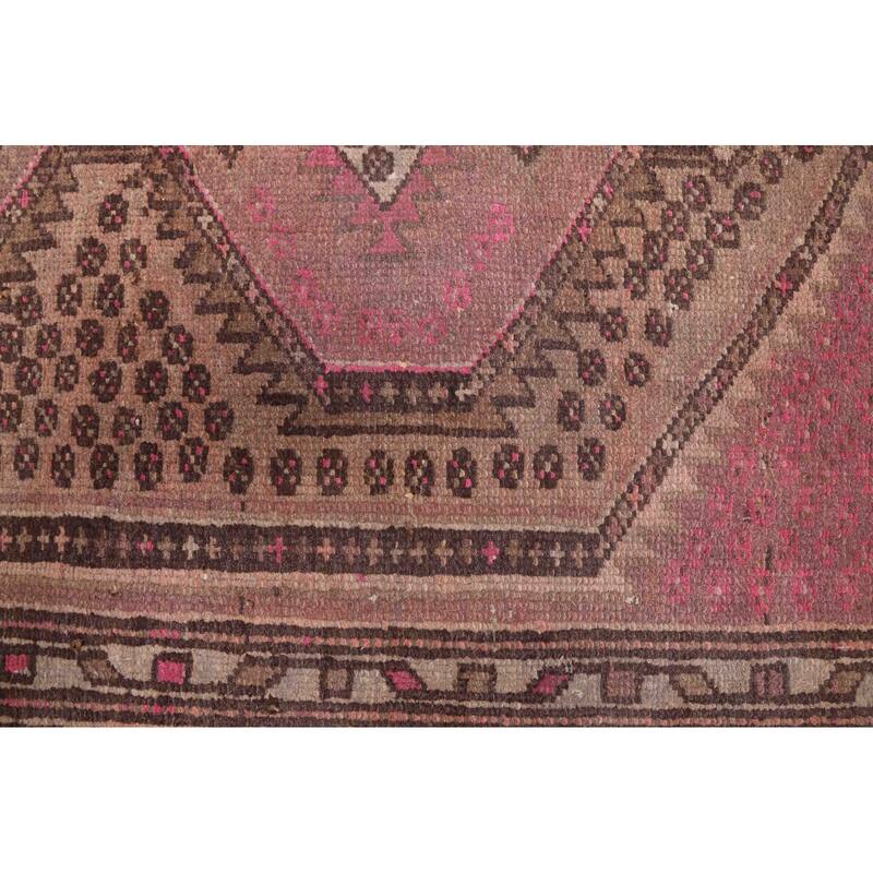 ECARPETGALLERY Hand-knotted Antalya Vintage Brown Wool Rug - 3'5 x 6'9