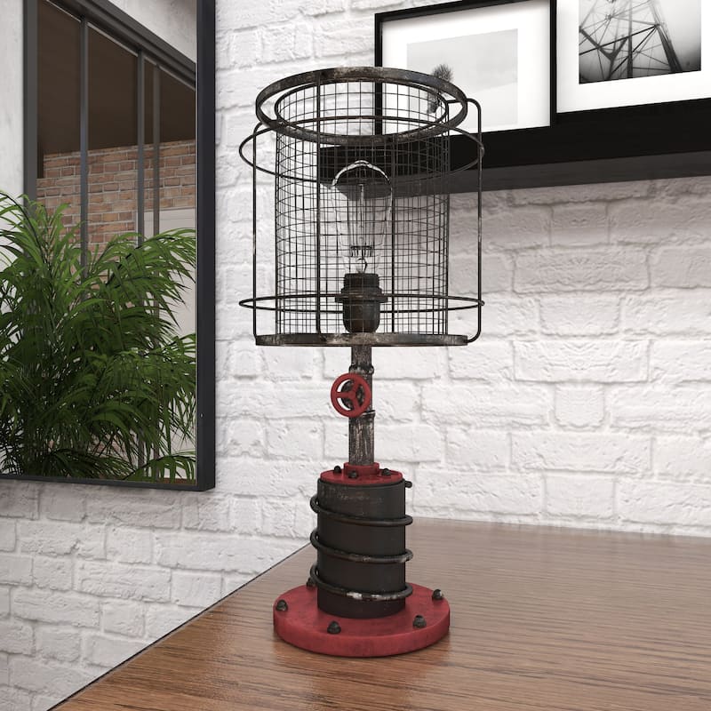 Benzara 21-inch Metal Table Lamp