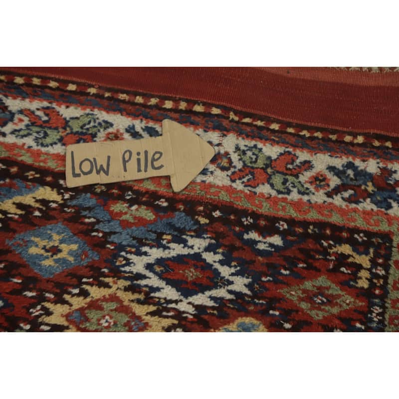 Hand Knotted Oriental 100% Wool Carpet Transitional All-Over Multi-Colored Anatolian Area Rug - 10' 11'' X 4' 10''