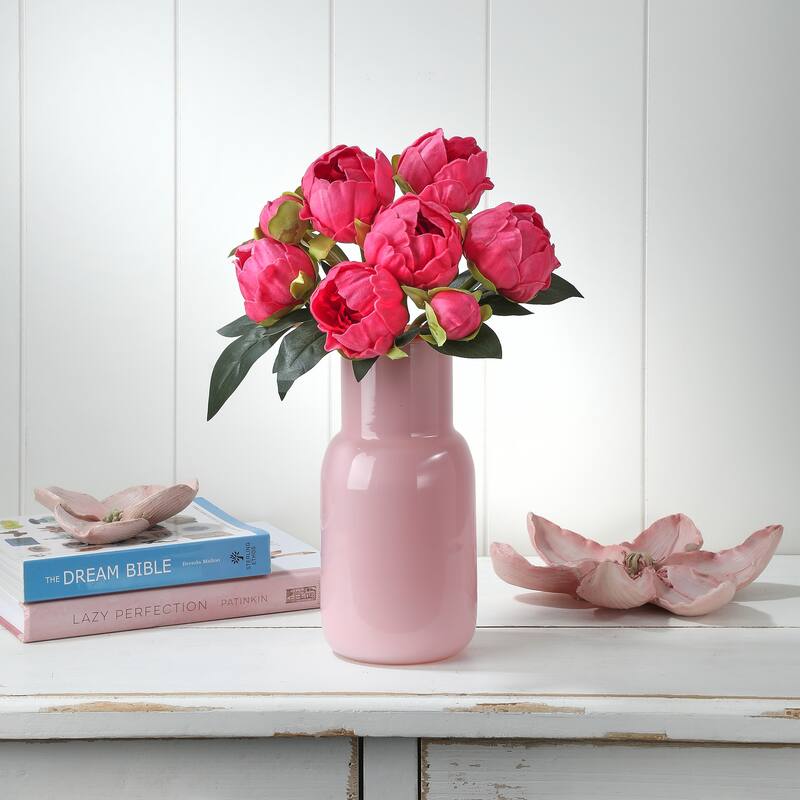 11" Pu Peony Bundle - Hot Pink