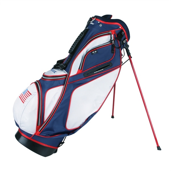 Shop Powerbilt TPS Dunes USA Flag Stand Golf Bag - Overstock - 18528001