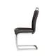 preview thumbnail 36 of 40, Modern Dining Chairs, PU Faux Leather High Back Upholstered Side Chair with C-shaped Tube Plating Metal Legs(Set of 4)