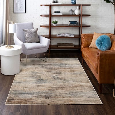 Mohawk Home Striped Kenilworth Cream Area Rug