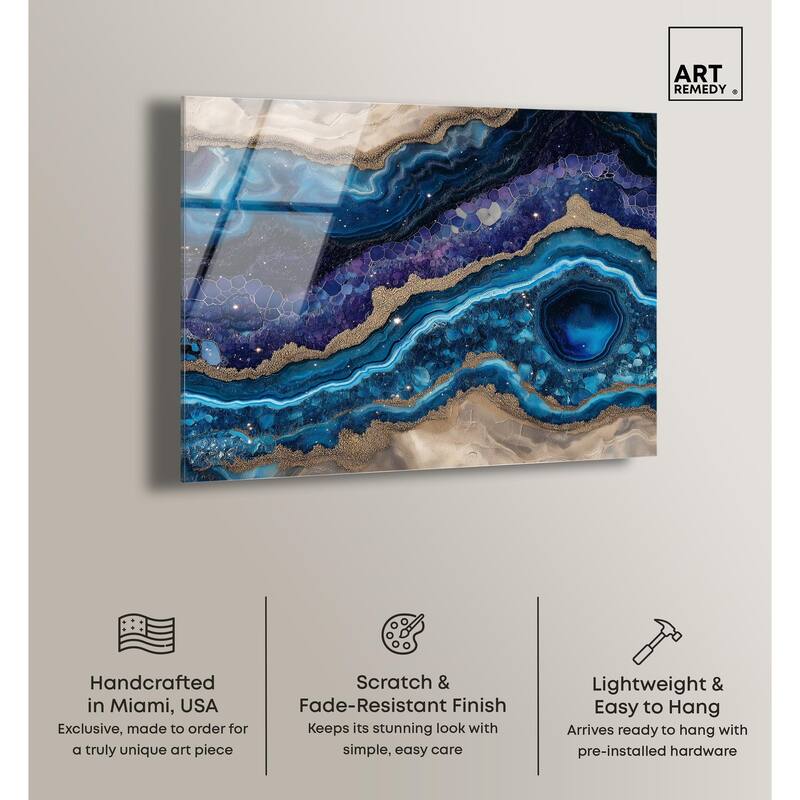 Galactic Geode I Acrylic by Art Remedy, Ready to Hang