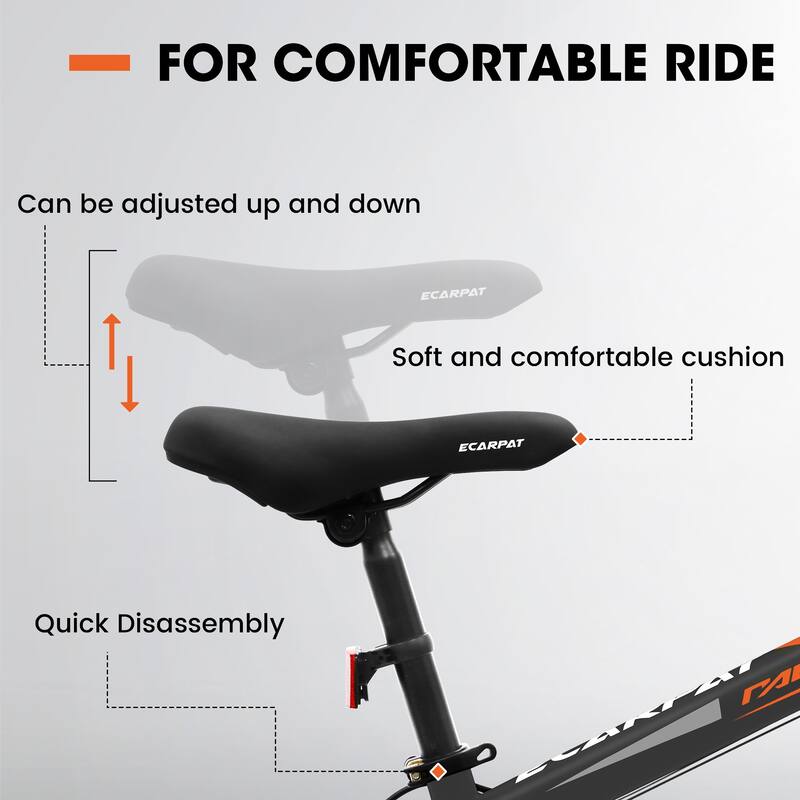 Adult/Youth Fat Tire Bike - Shimano Gears, Dual Disc Brakes, Front Suspension, Steel Frame, Commuter/Trail Use - 20