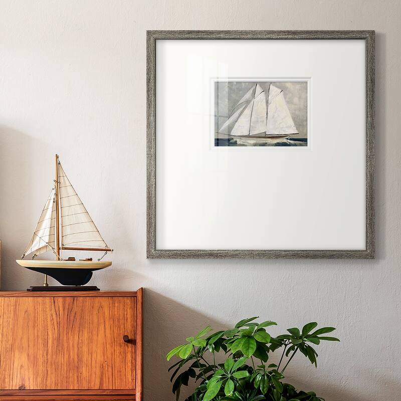Setting SailPremium Framed Print