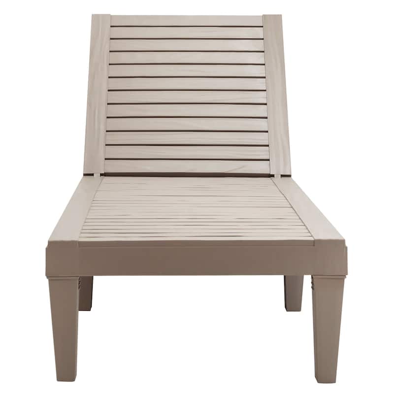 Costway Patio Lounge Chair Chaise Recliner Weather Resistant