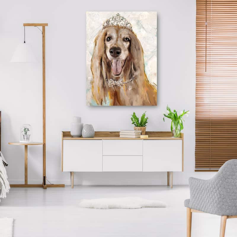 Doggie Divas IV By Studio Arts Canvas Art Print