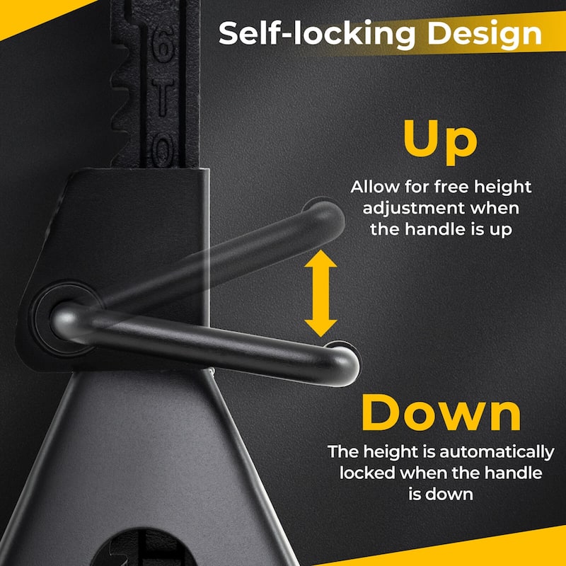 Costway 2/4 Pairs 13,000 lbs Capacity Jack Stands with 14"-23"