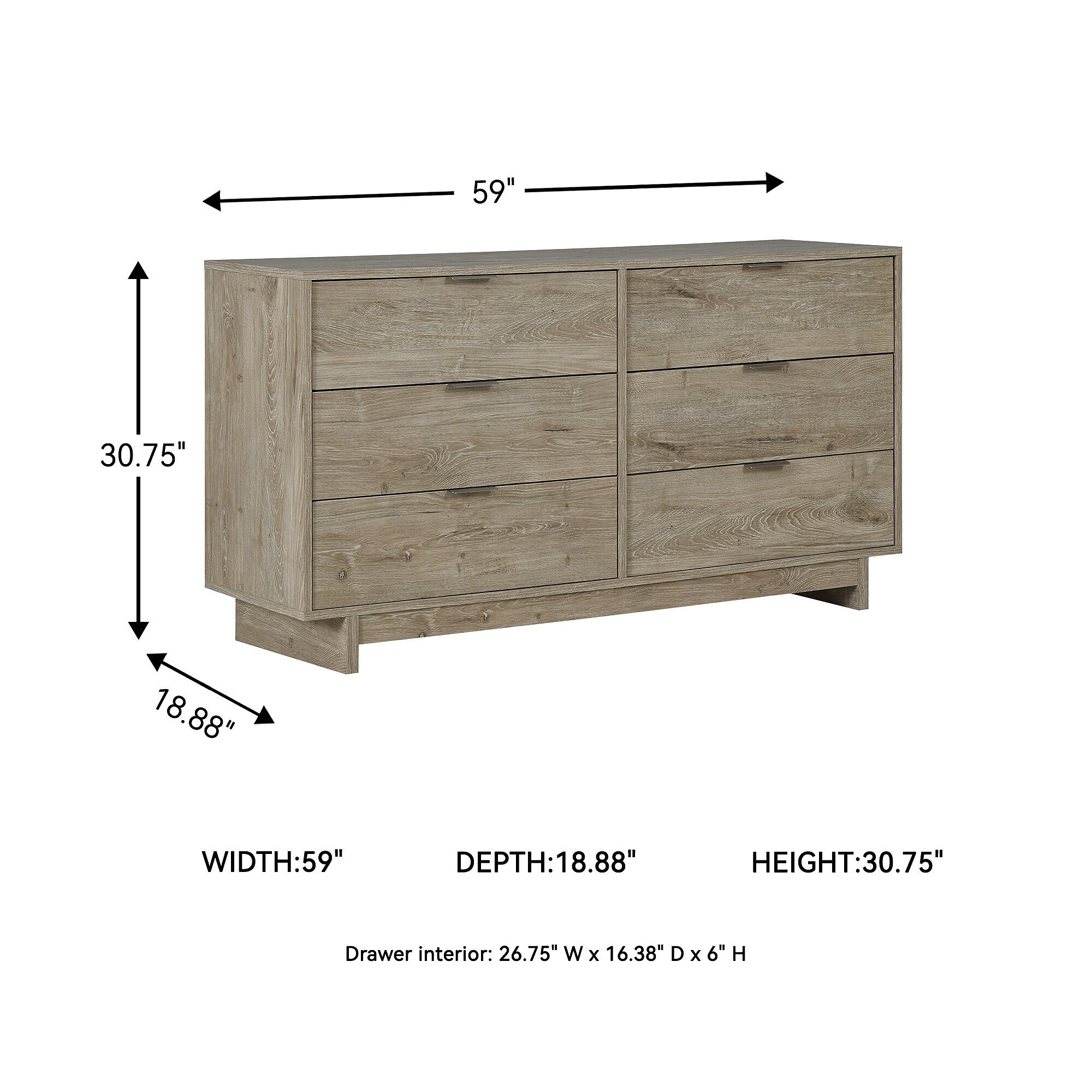 signature design by ashley oliah brown woodgrain dresser Covetown Dresser