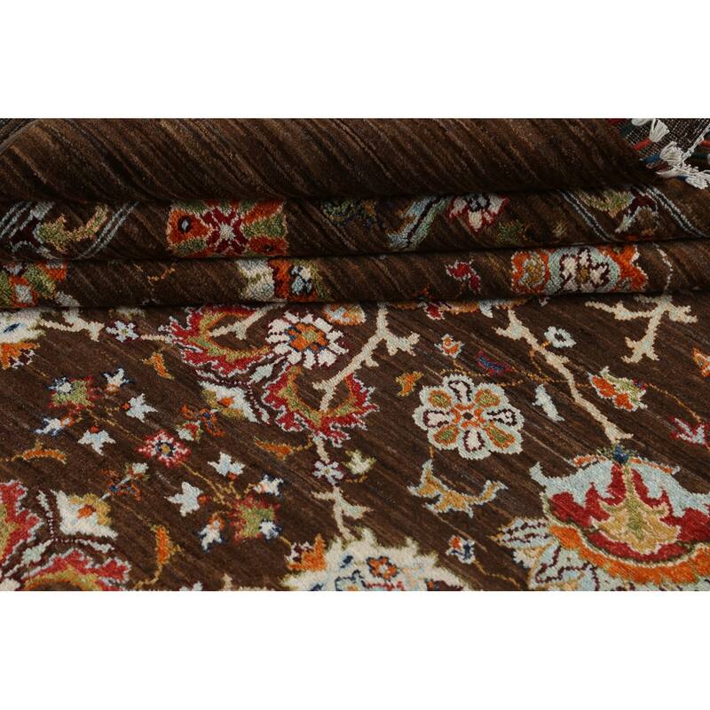 Traditional Vegetable Dye Ziegler Oriental Wool Area Rug Hand-knotted - 8'2" x 9'9"