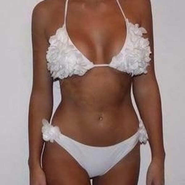 swimwear flowers