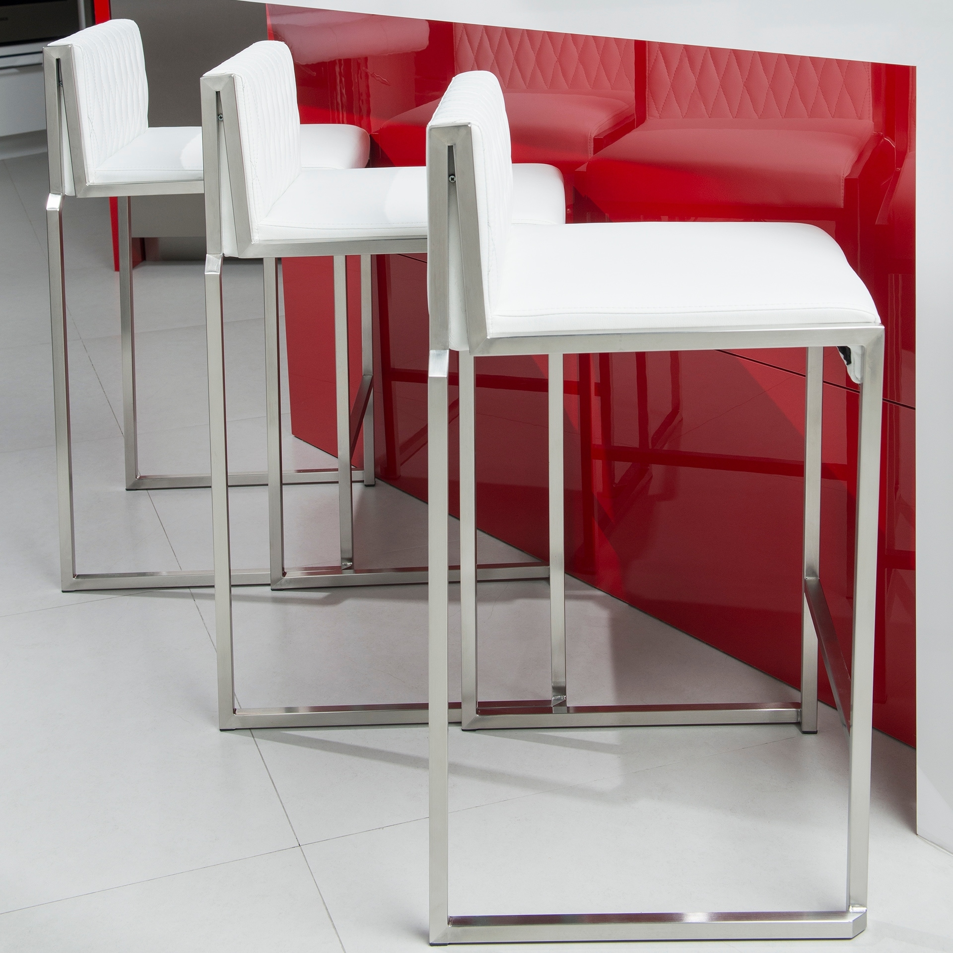 Stainless Steel Stackable Counter Height Chairs Stak 26
