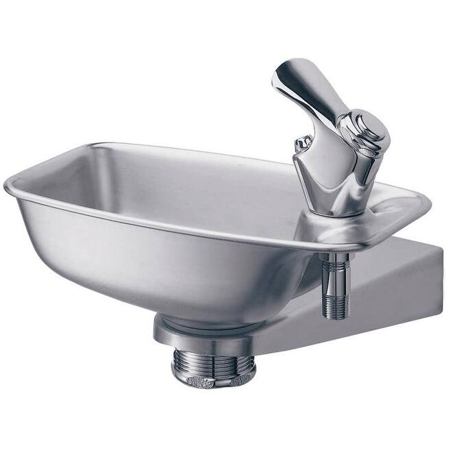 Elkay Wall Mounted Single Level Bracket Drinking Fountain - Stainless Steel