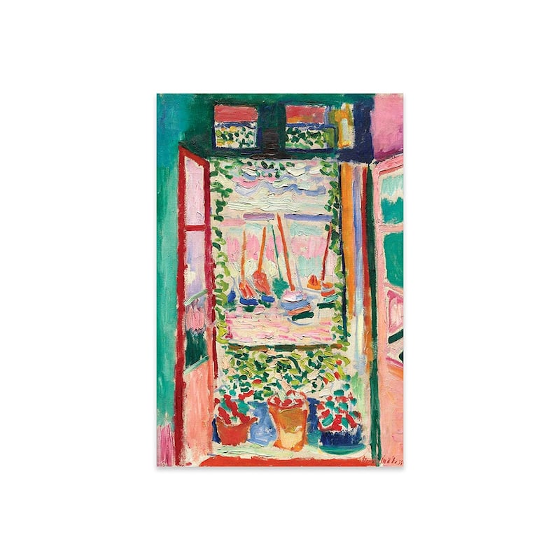Open Window at Collioure (1905) Print On Acrylic Glass by Henri Matisse