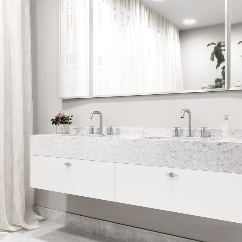 VIGO Cass 8" H 2-Handle Widespread Bathroom Faucet