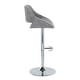 preview thumbnail 79 of 144, Silver Orchid Svellingen Adjustable Bar Stool with Rounded T Footrest - Set of 2