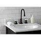 preview thumbnail 12 of 23, Kingston Brass Governor 8 in. Widespread Bathroom Faucet
