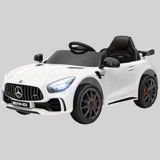 12V Kids Electric Car Mercedes-Benz AMG GTR with Remote Control, Tail Lights, Music, Horn & 3 Speeds