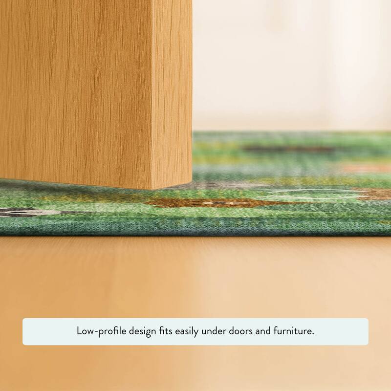 Machine Washable Indoor/ Outdoor Whimsy Critters Chantille Rug