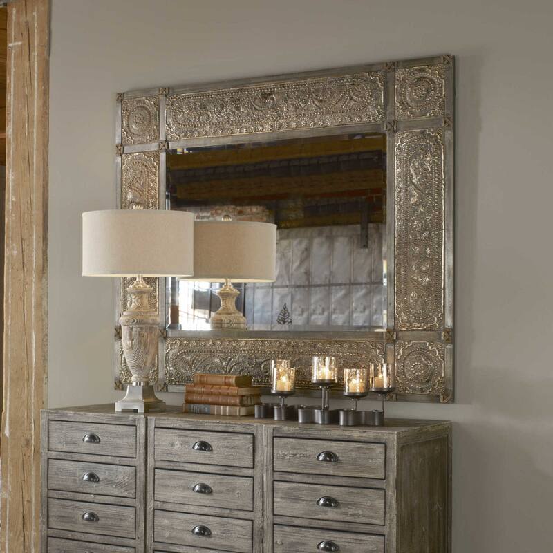 Uttermost Harvest Serenity 60" X 50" Oversized Venetian Inspired