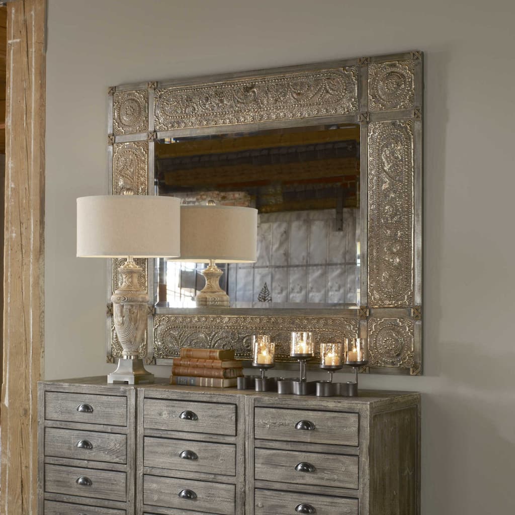 Uttermost Harvest Serenity 60" X 50" Oversized Venetian Inspired
