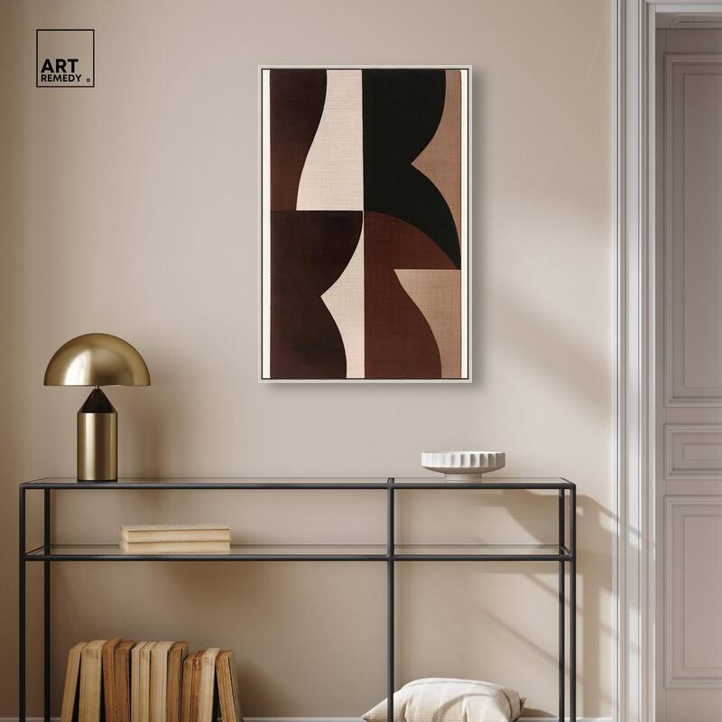 Quartet in Brown II Canvas by Art Remedy