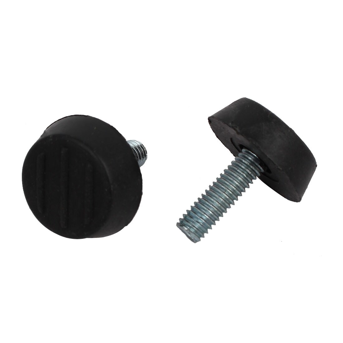 Base Male Threaded Furniture Chair Leveling Foot Glide 6 x 12mm 25pcs -  Black,Silver Tone - Bed Bath & Beyond - 33903976