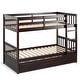 preview thumbnail 20 of 18, Costway Twin Over Twin Bunk Bed with Twin Trundle Solid Wood Frame - See Details