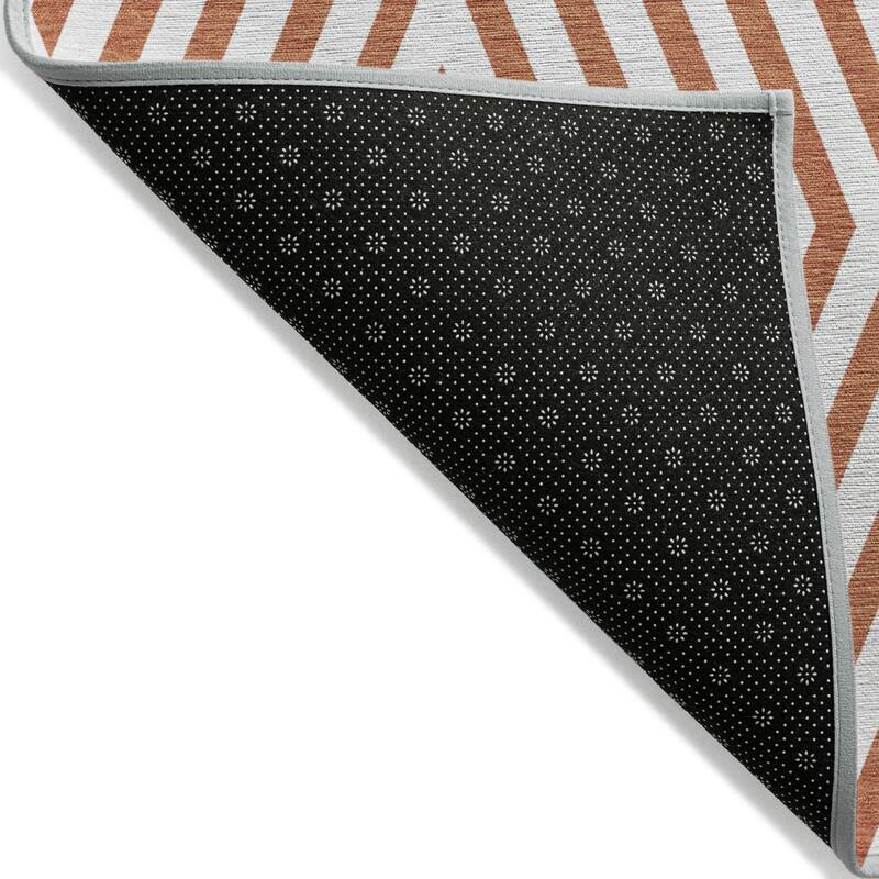 Mave Abstract Shapes Weather Resistant Classic Meets Modern Outdoor Rug